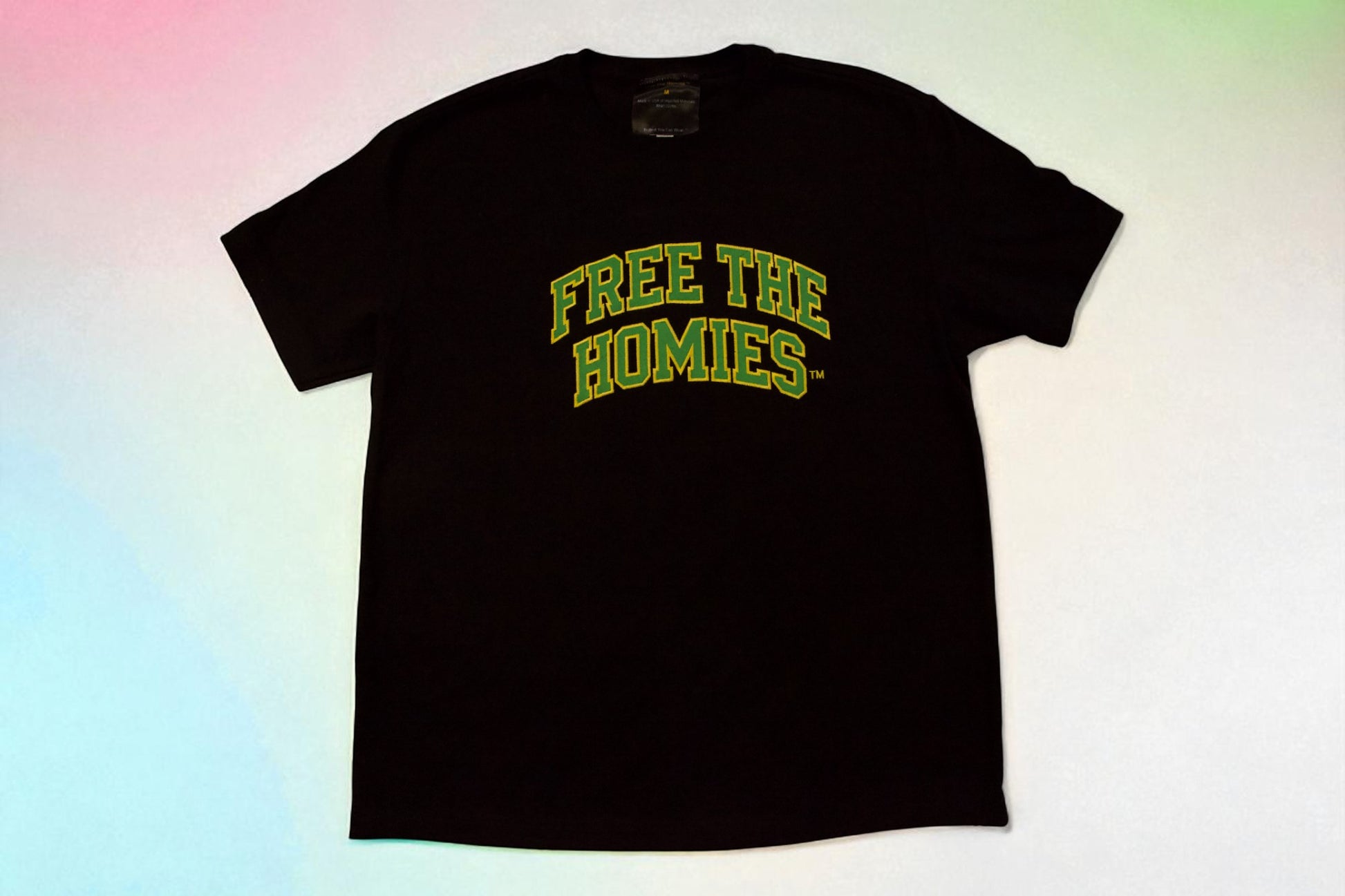 The Day One Tee — Jet Black | Oversized Fit by Free The Homies™
