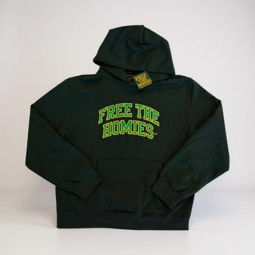 The Day One Hoodie – Forest Green | Unisex Heavyweight by Free The Homies™