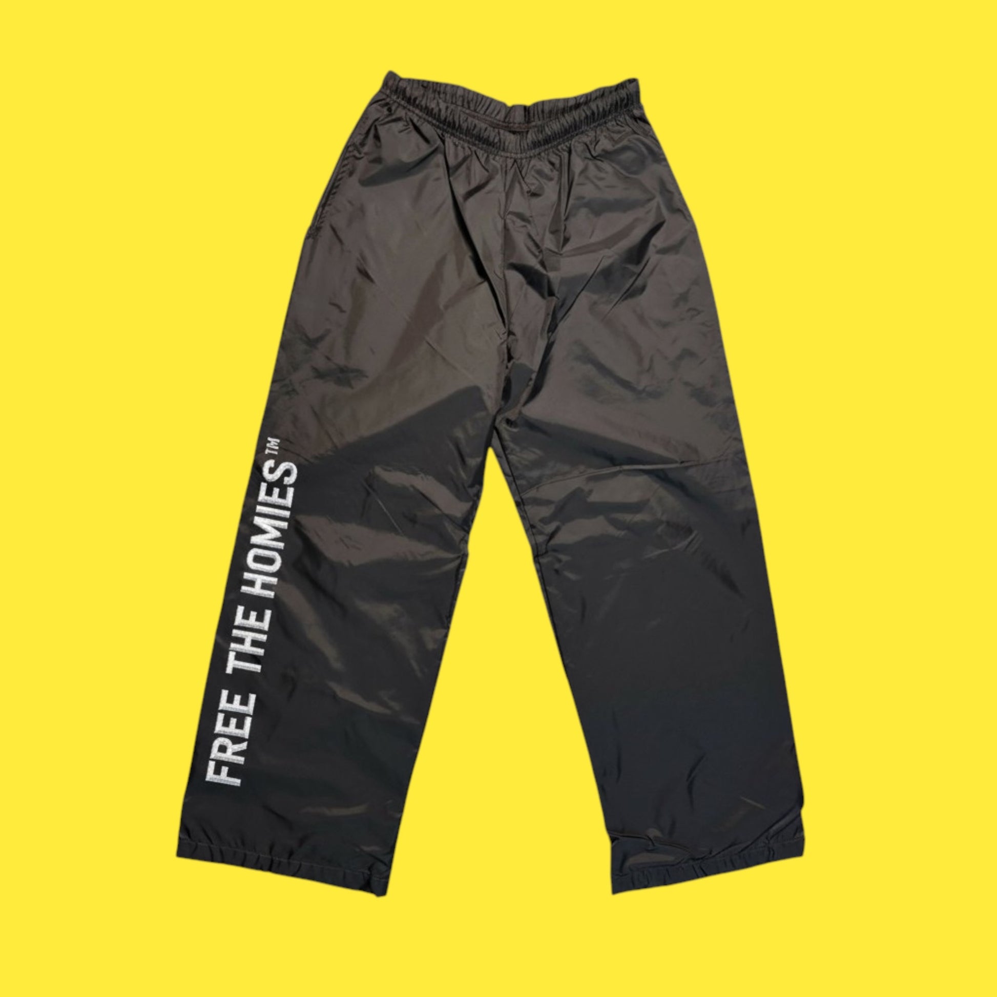 The Day One Track Pants — Shadow Black | Unisex Heavyweight by Free The Homies™