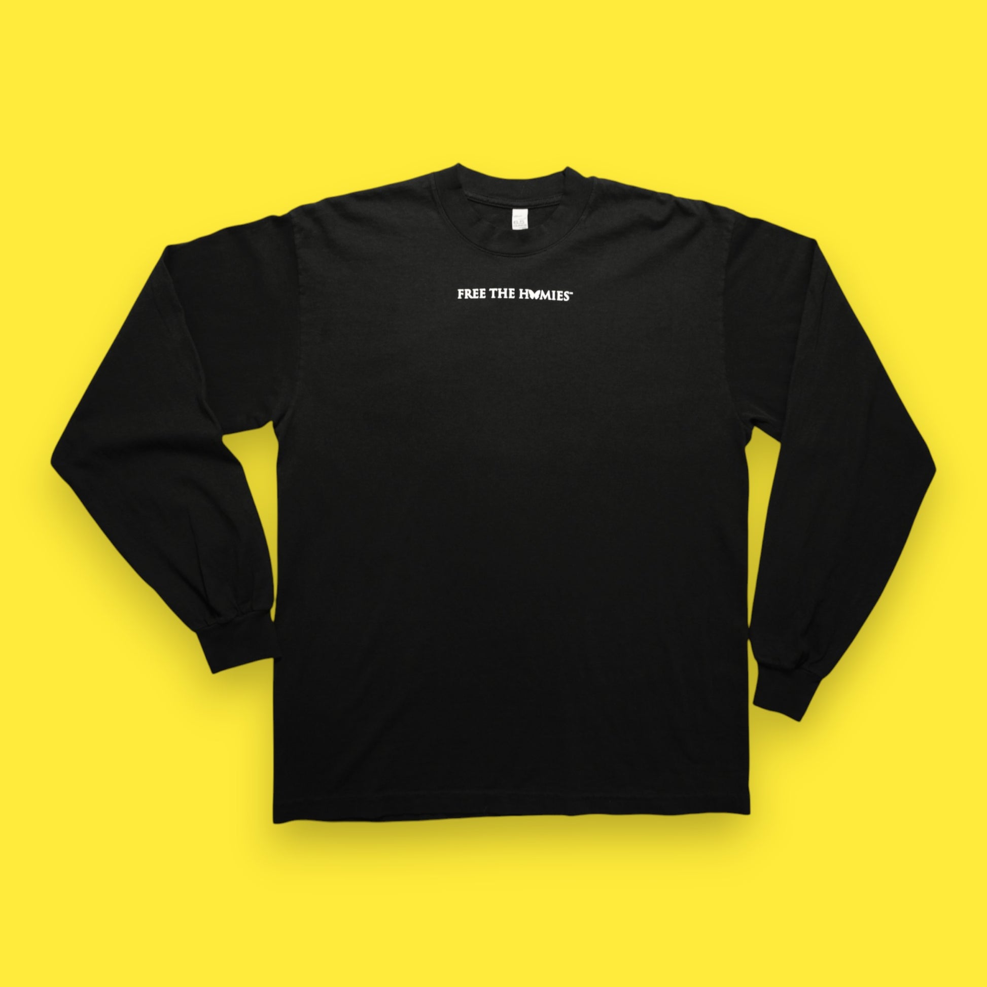 The Blackout Long Sleeve — Black | Oversized Fit by Free The Homies™