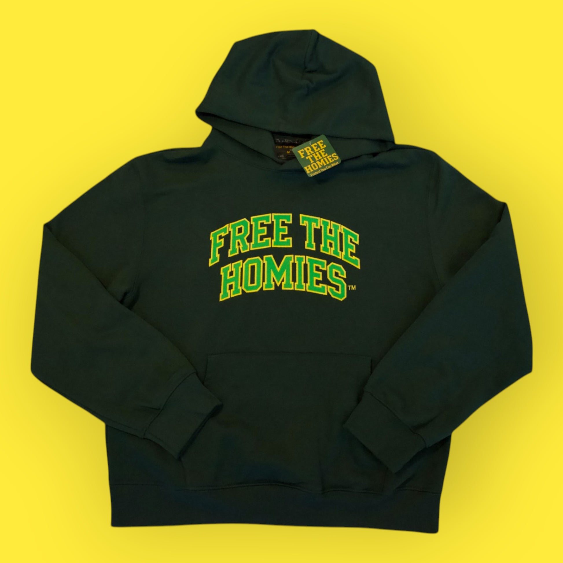 The Day One Hoodie – Forest Green | Unisex Heavyweight by Free The Homies™